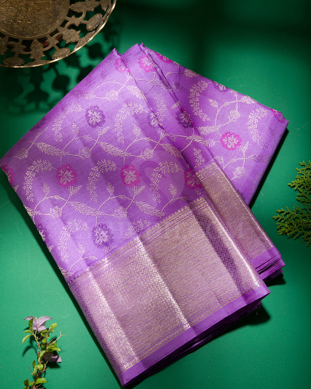 Lavender Kanjivaram Silk Saree - S1244(A)