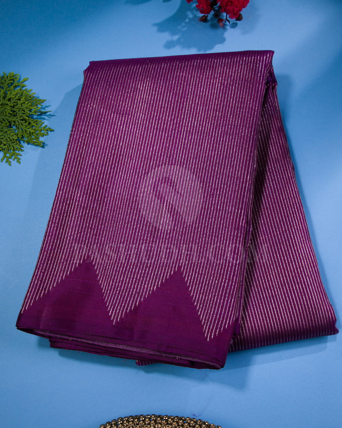 Violet Kanjivaram Silk Saree - S1285(A)