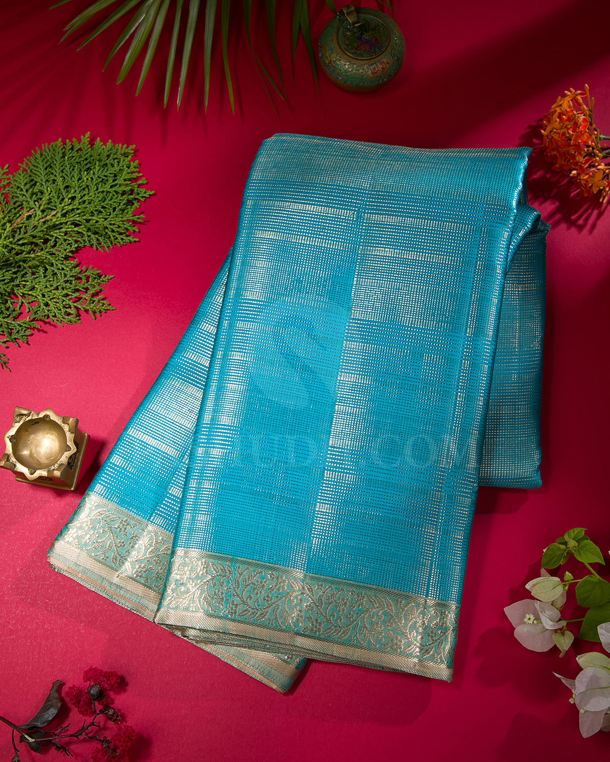 Anandha Blue Kanjivaram Silk Saree - S1330(A)