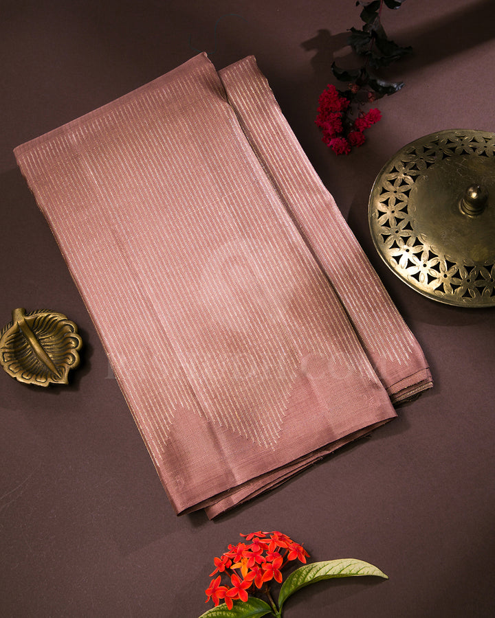 Old Rose Kanjivaram Silk Saree - S1285(B)