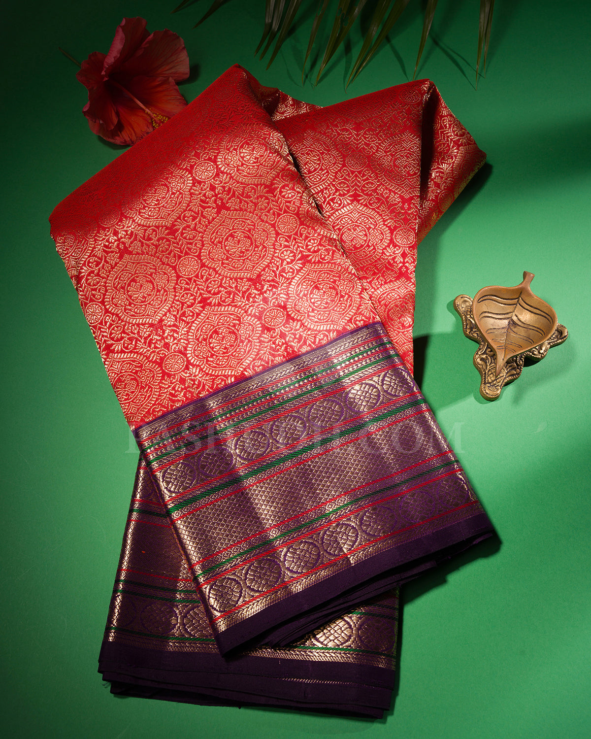 Shades of Lavender Kanjivaram Silk Saree - S1383(A)