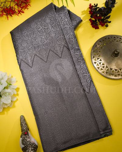 Grey Kanjivaram Silk Saree - D539(E)