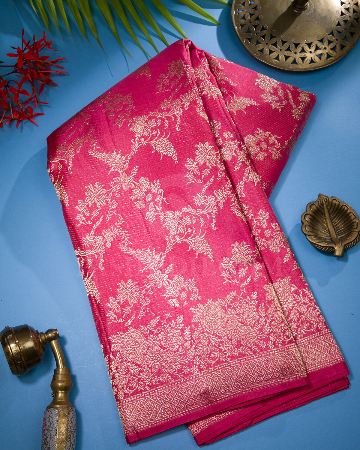 Pink Kanjivaram Silk Saree - D594(A)