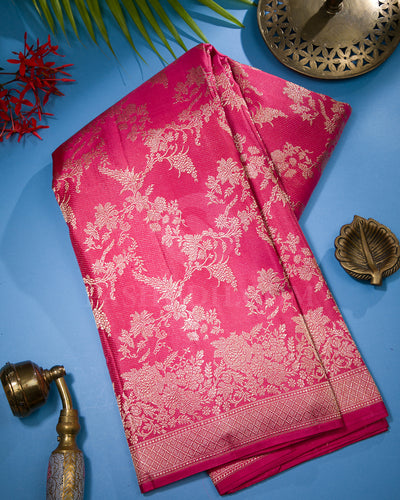 Pink Kanjivaram Silk Saree - D594(A)