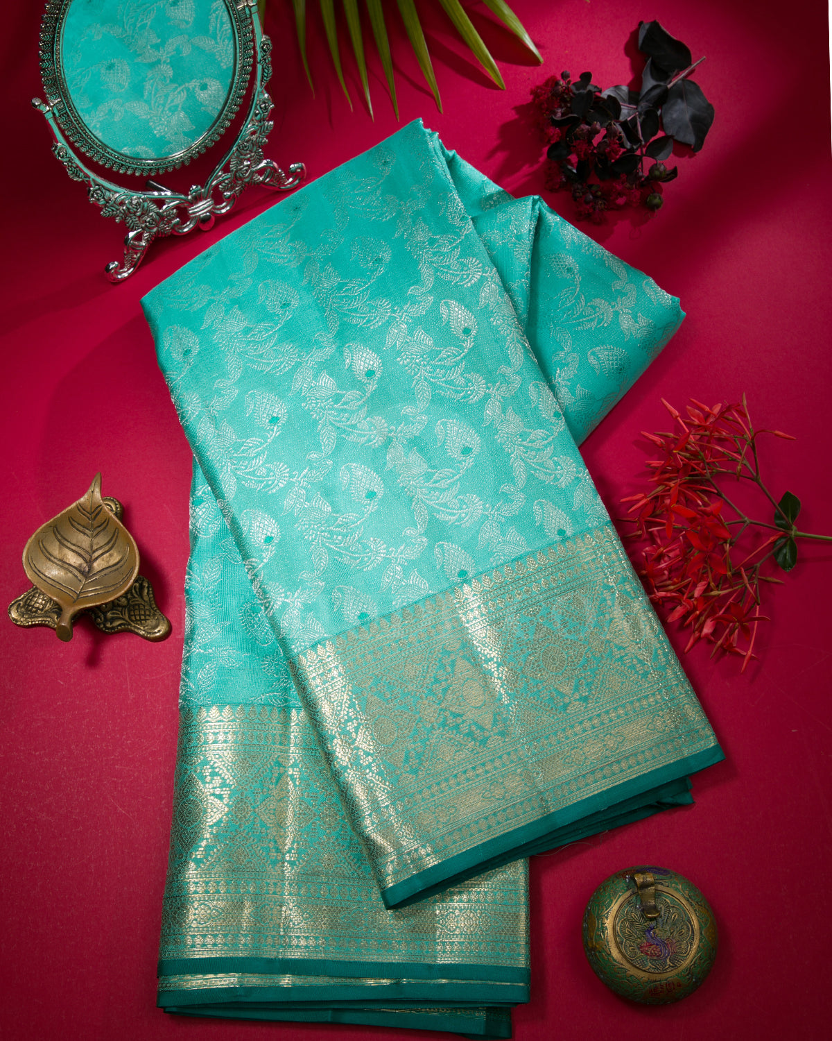 Blue Kanjivaram Silk Saree - DJ323(C)