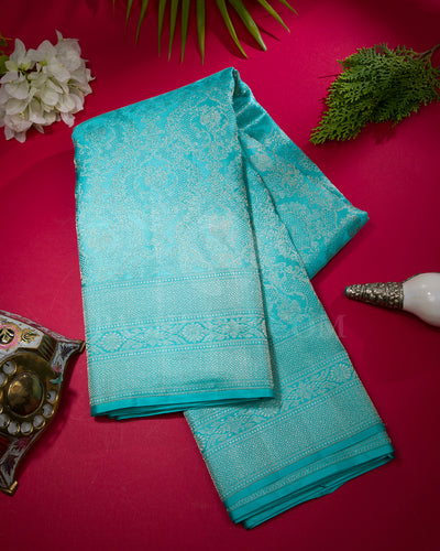 Blue Kanjivaram Silk Saree - DT296(B)