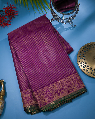 Purple Kanjivaram Silk Saree - S1346(A)