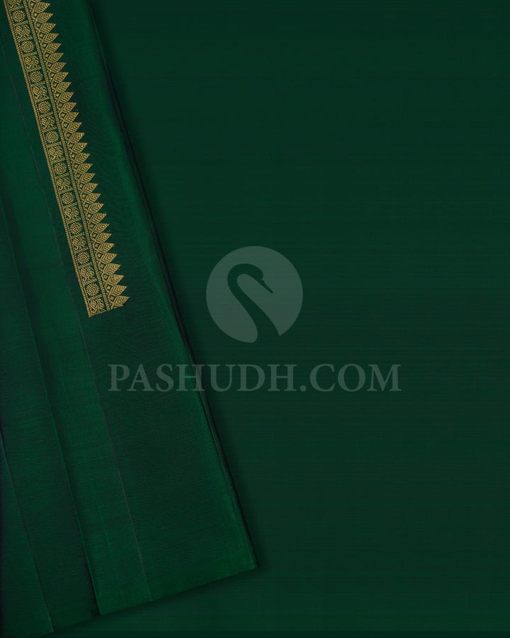 MEJESTIC PINK AND GREEN KANJIVARAM SILK SAREE- RB4