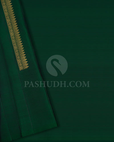 MEJESTIC PINK AND GREEN KANJIVARAM SILK SAREE- RB4