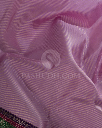 Pastel Lavender & Royal Violet Kanjivaram Silk Saree - S1195(C)