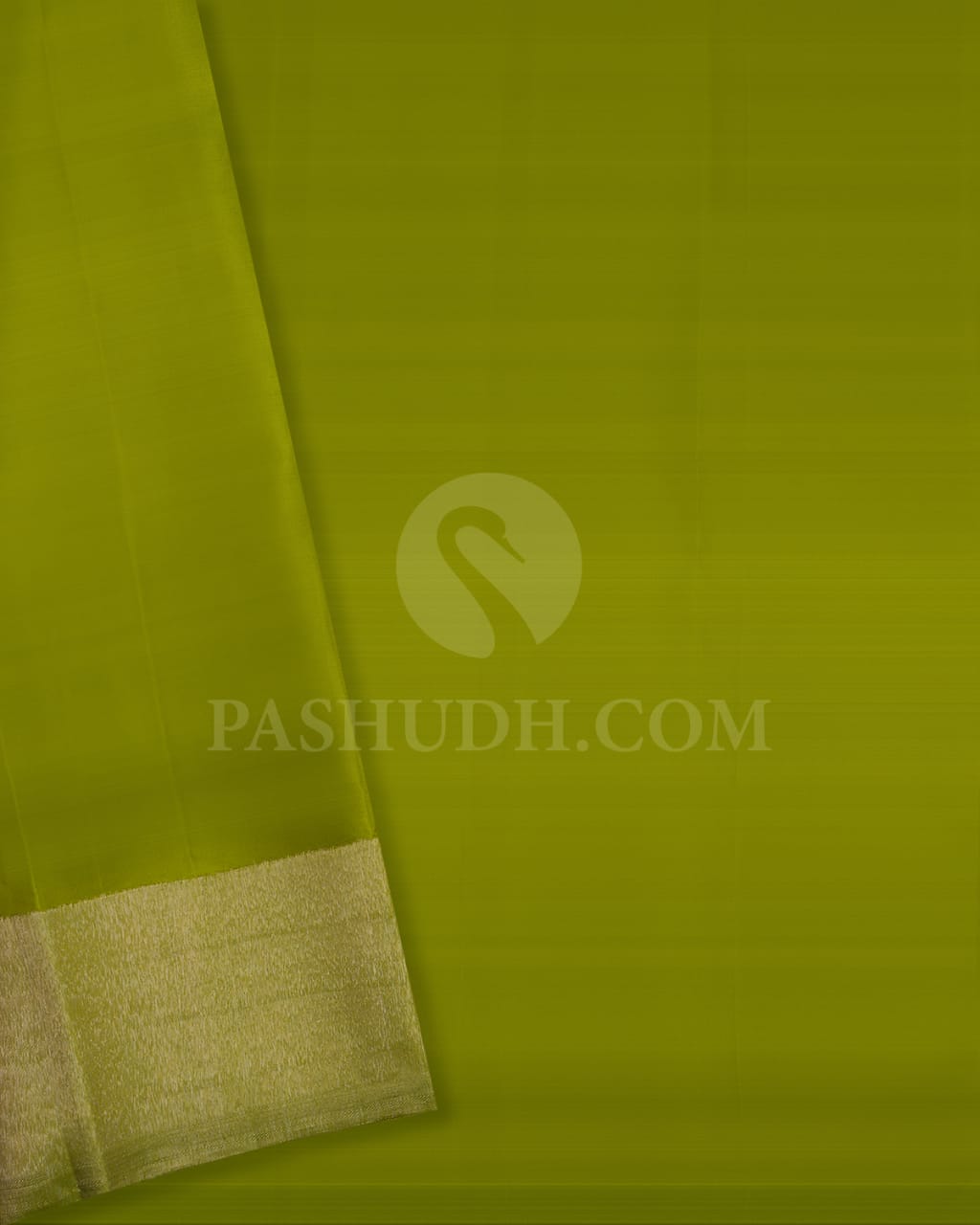 Regal Rani Pink & Parrot Green Traditional Borderless Kanjivaram Silk Saree - S1425(A)