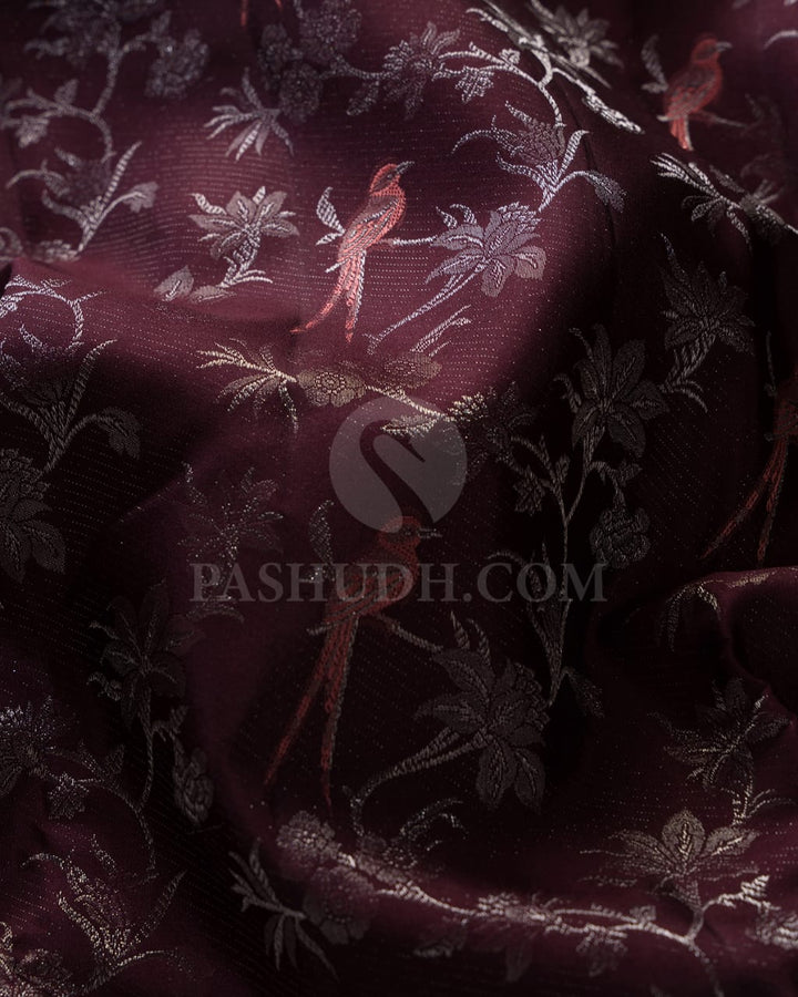 Brown Kanjivaram Silk Saree-DJ348(B)