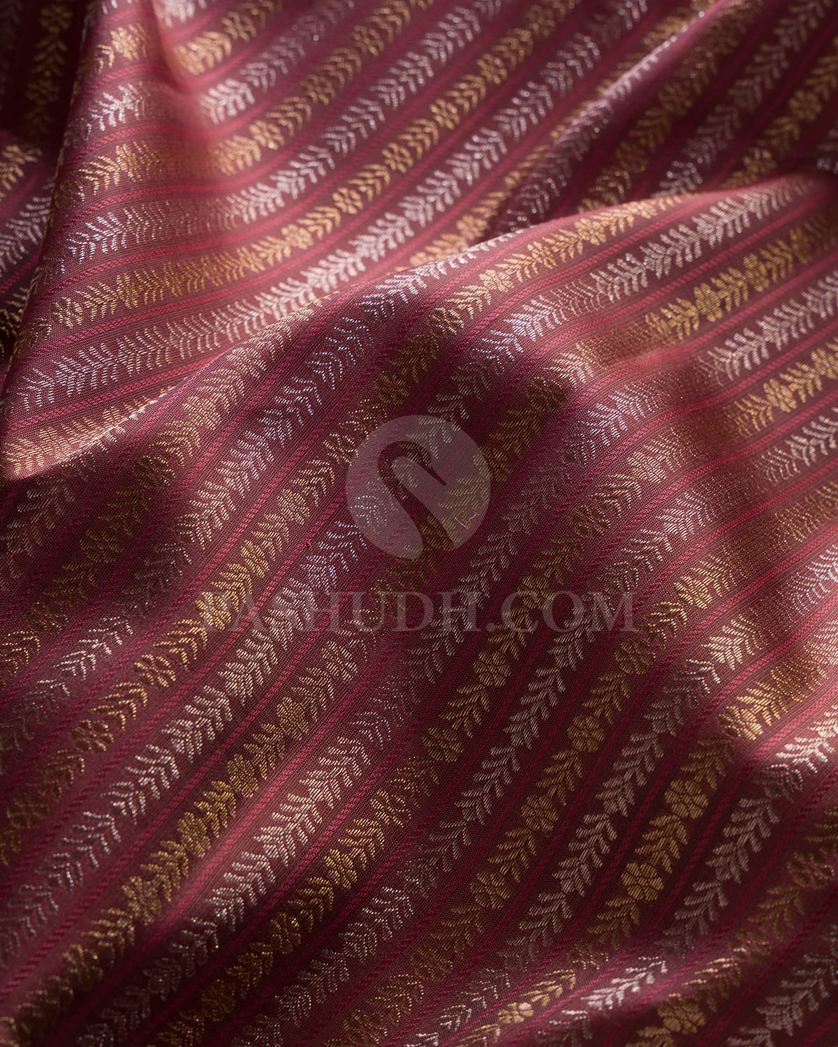 Old Rose & Blush Pink Kanjivaram Silk Saree-S1431(A)