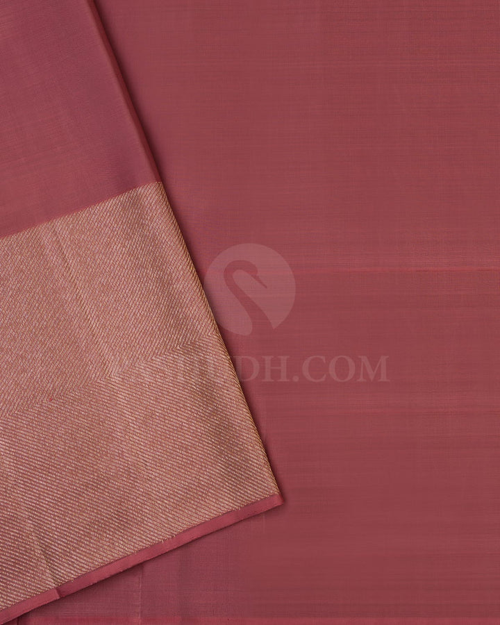 Old Rose & Blush Pink Kanjivaram Silk Saree-S1431(A)