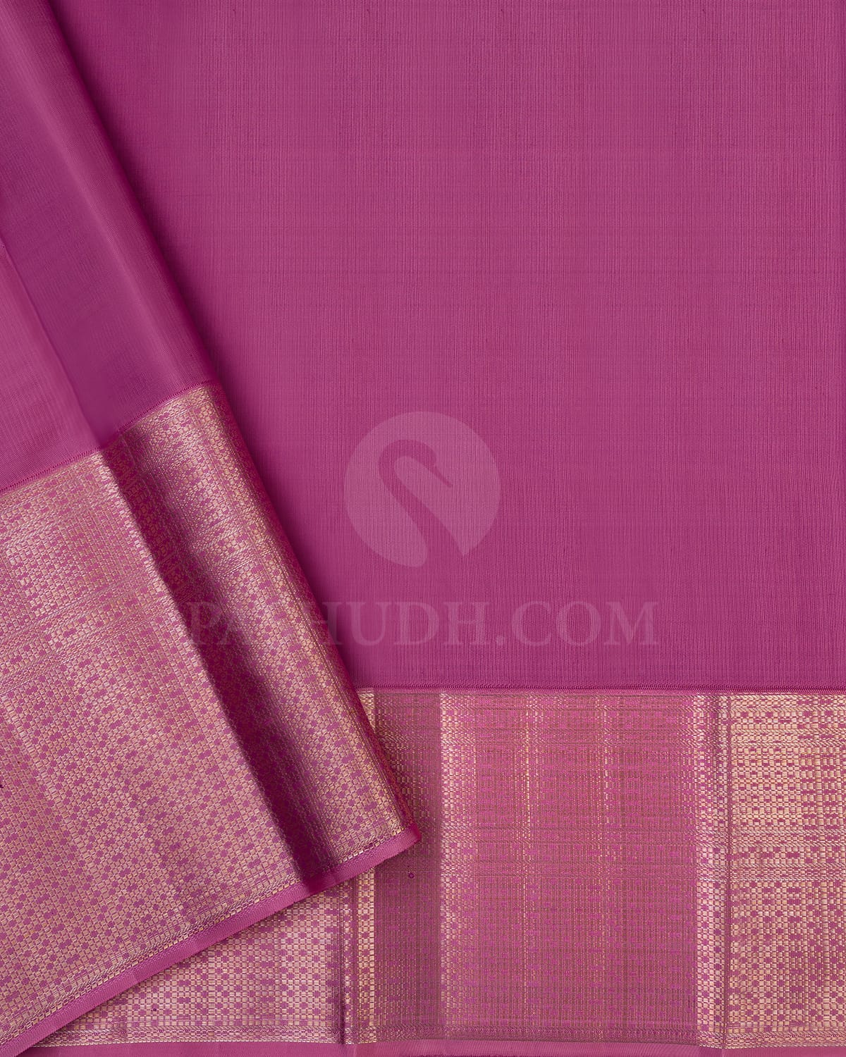 Purple & Baby Pink Kanjivaram Silk Saree-DT311(A)