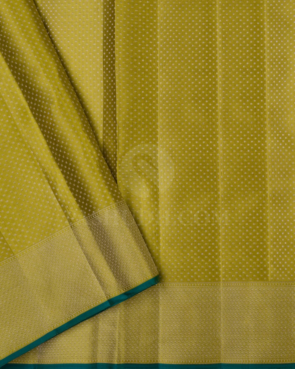 Lime Green Kanjivaram Silk Saree-DJ355(A)
