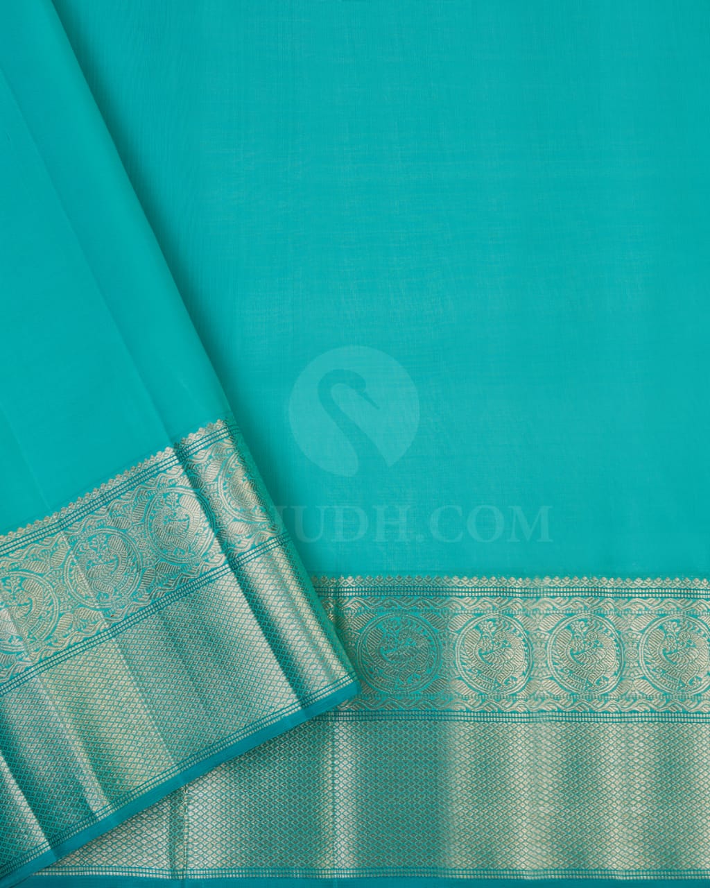 Purple & Sky Blue Kanjivaram Silk Saree-S1434(A)