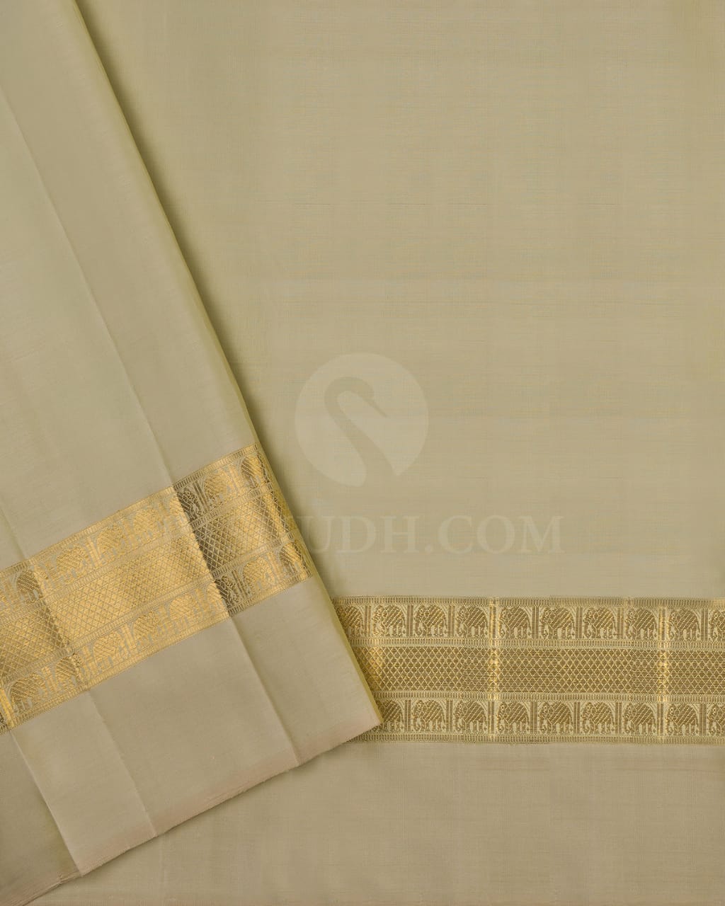 Elegant Elachi Green Kanjivaram Silk Saree-A2