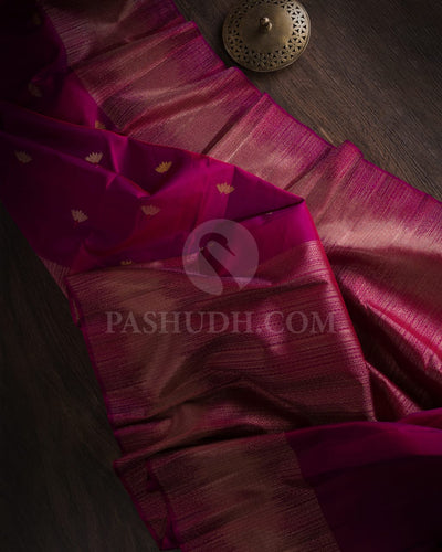 Magenta Kanjivaram Silk saree-S1357(C)