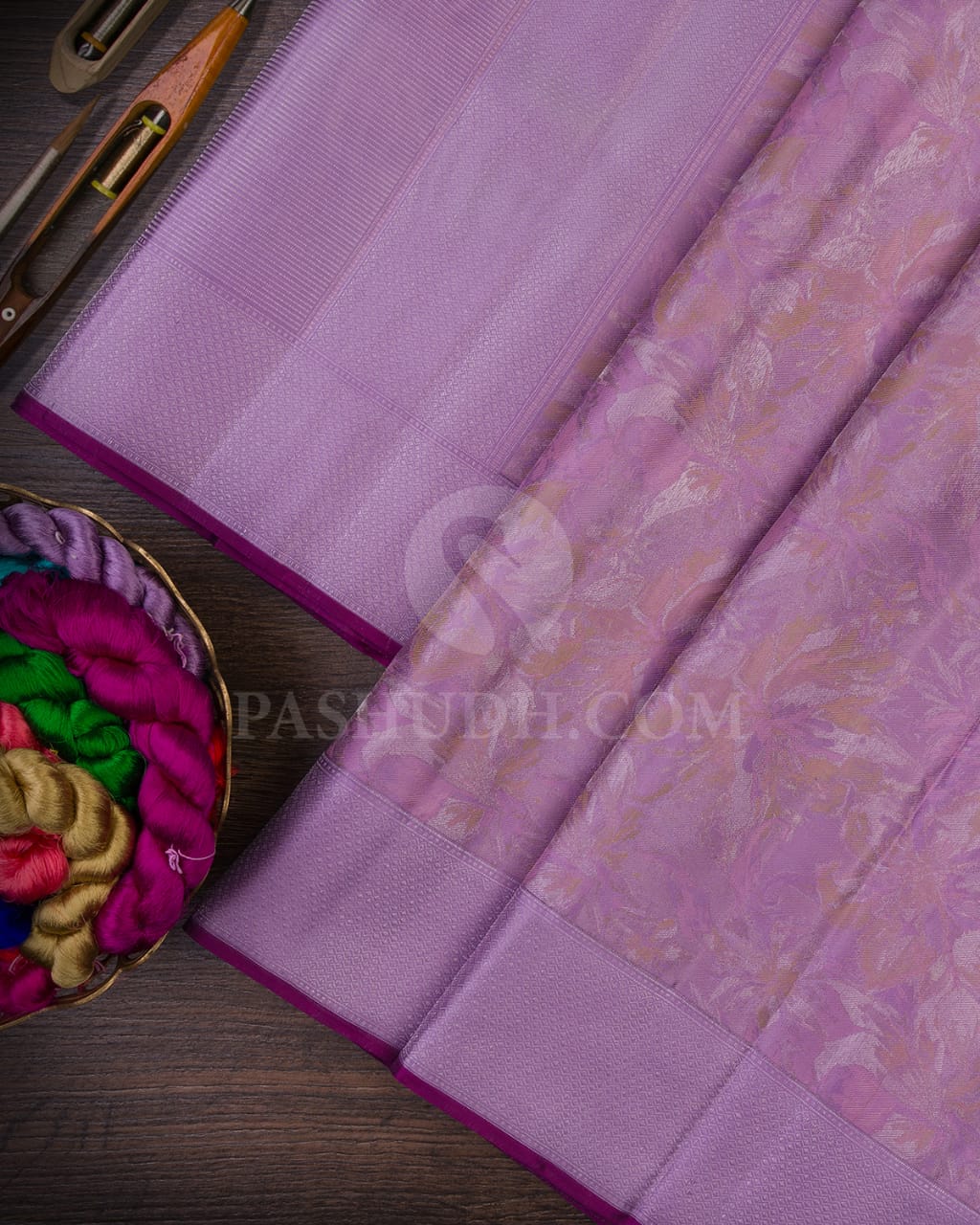 Lavender Kanjivaram Silk Saree-DJ355(B)