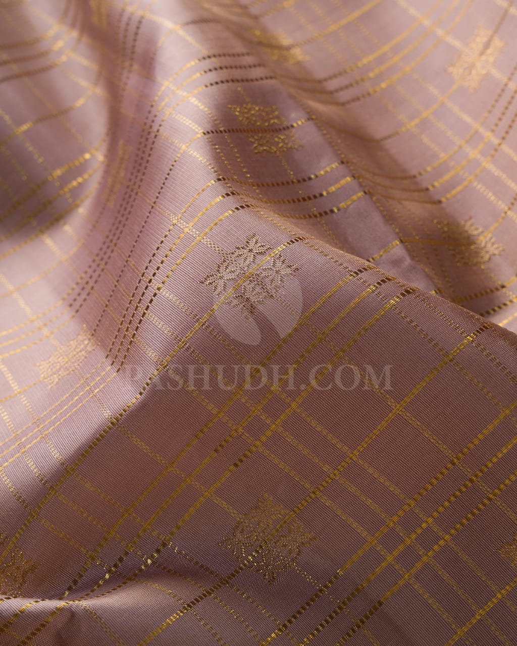 Pink Shot Beige & Rani Pink Korvai Kanjivaram Silk-B4