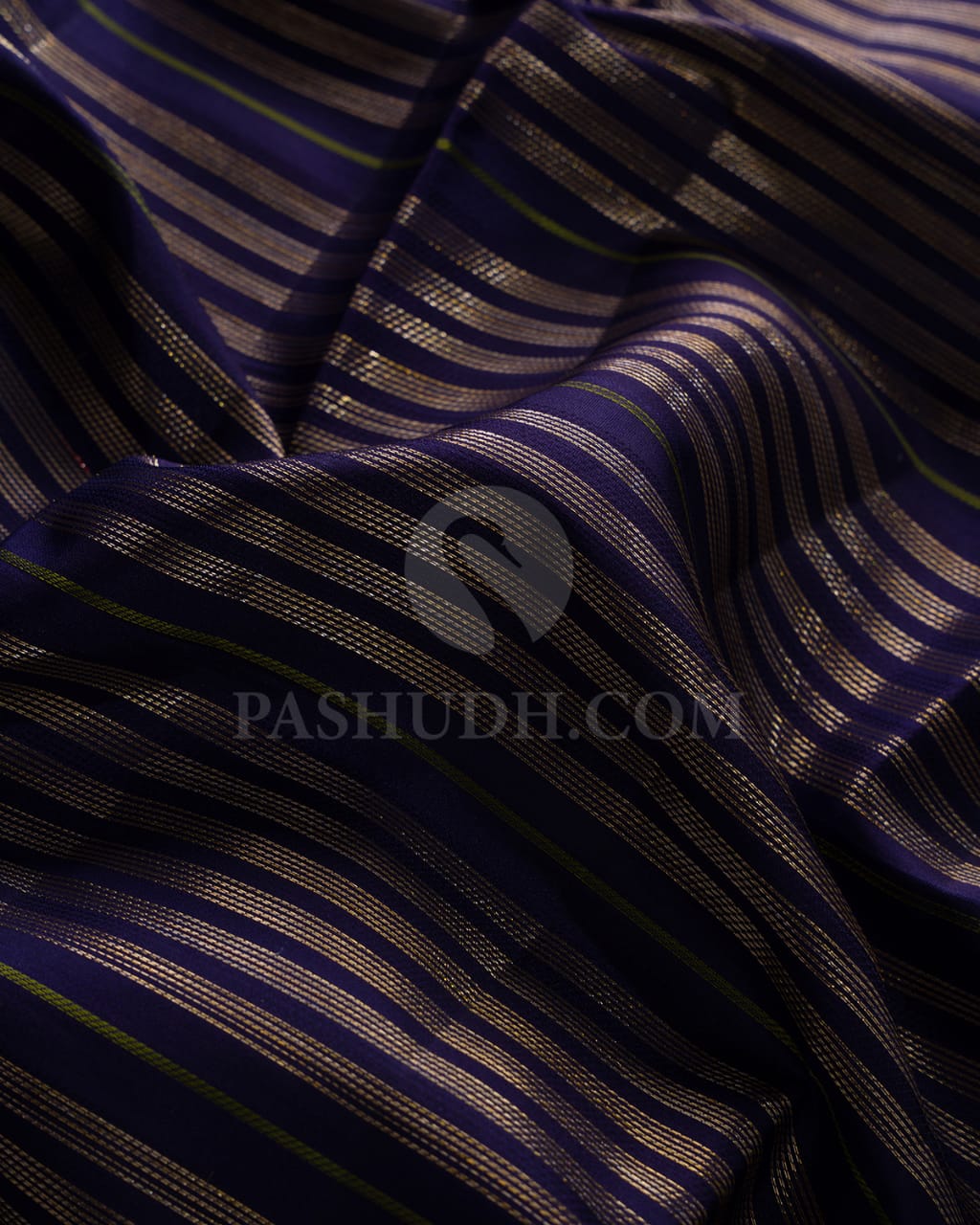 Navy Blue Kanjivaram Silk Saree-DJ345(B)