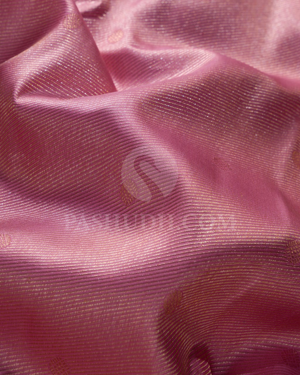 Baby Pink And Red Kanjivaram Silk Saree-S1236(B)