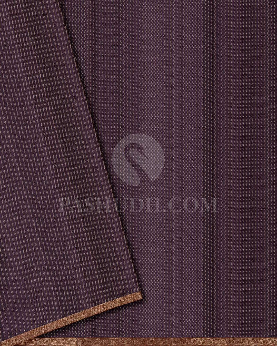 Heather Purple Kanjivaram Silk Saree-DJ356(A)