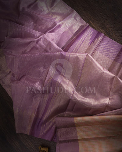 Lavender Vairaoosi Kanjivaram Silk Saree-S1053(D)