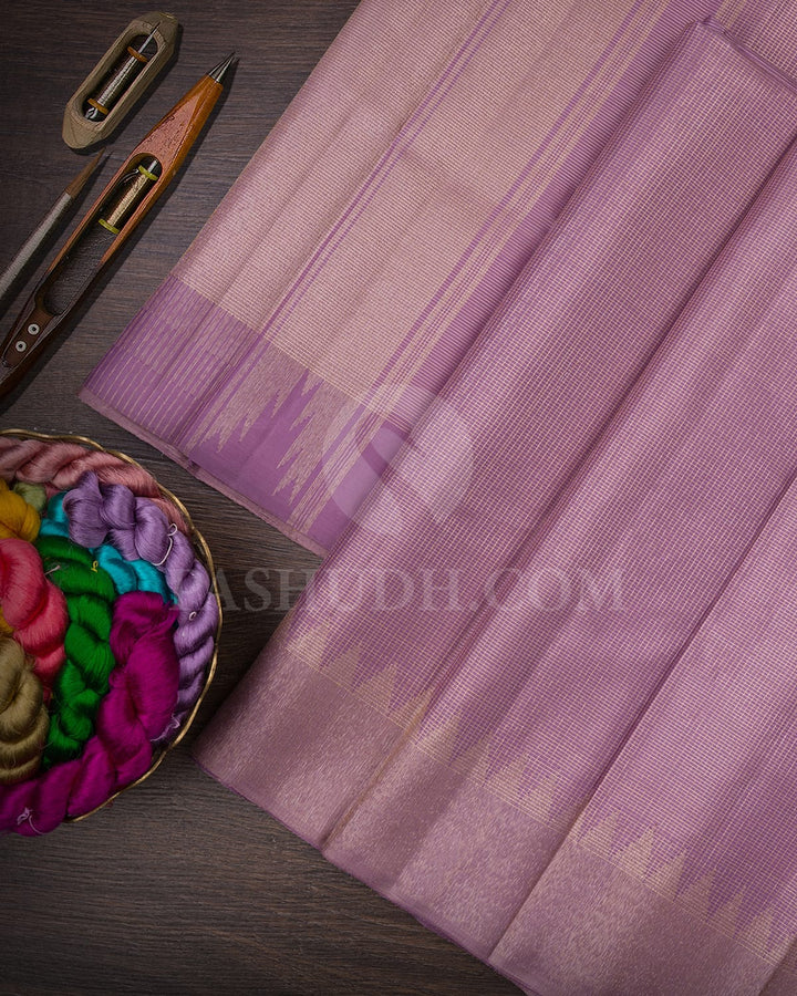 Lavender Vairaoosi Kanjivaram Silk Saree-S1053(D)