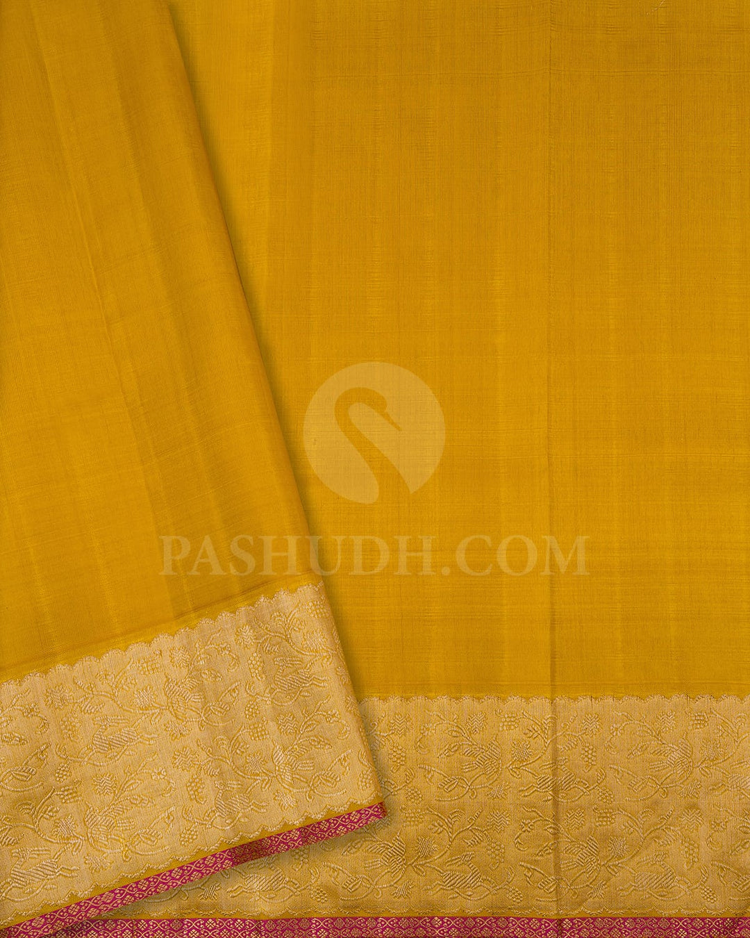 Lavender & Mango Yellow Kanjivaram Silk Saree-S1128(E)