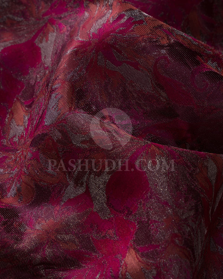 Wine Kanjivaram Silk Saree-DJ355(D)