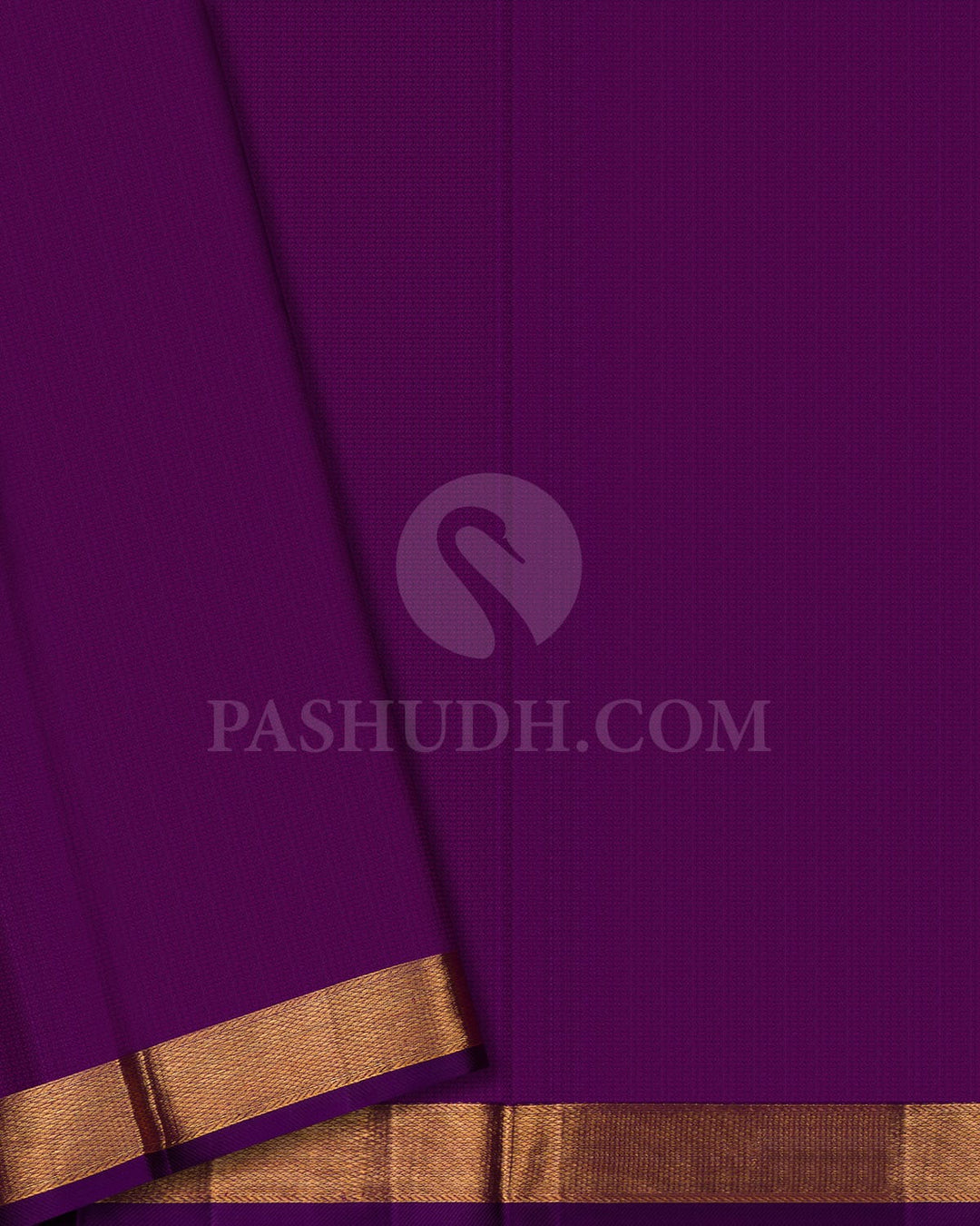 Baby Pink & Violet Kanjivaram Silk Saree-DJ354(C)