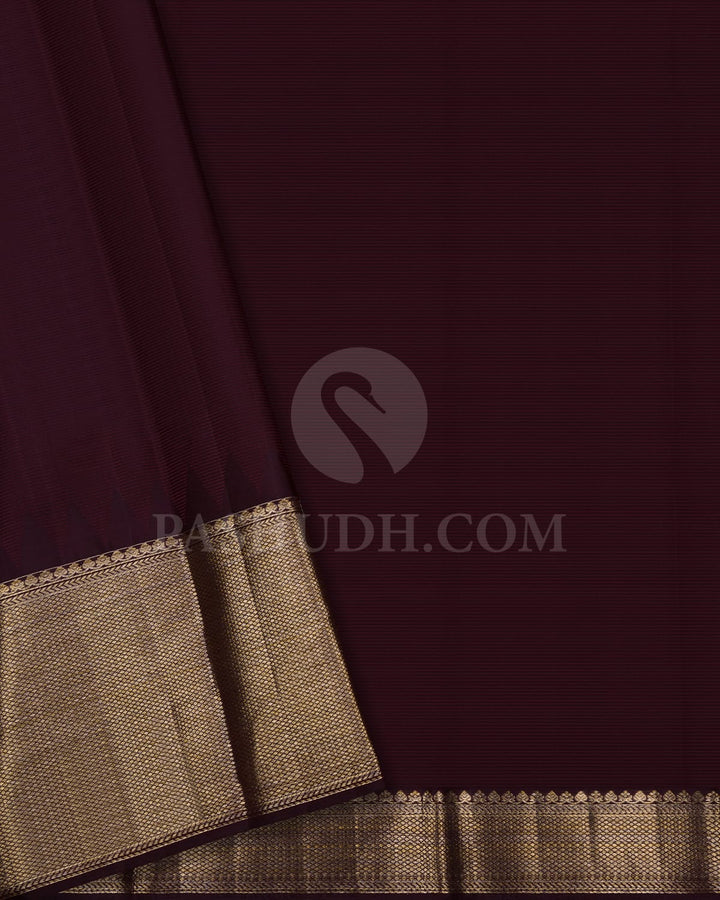 Brown Kanjivaram Silk Saree-D624(A)
