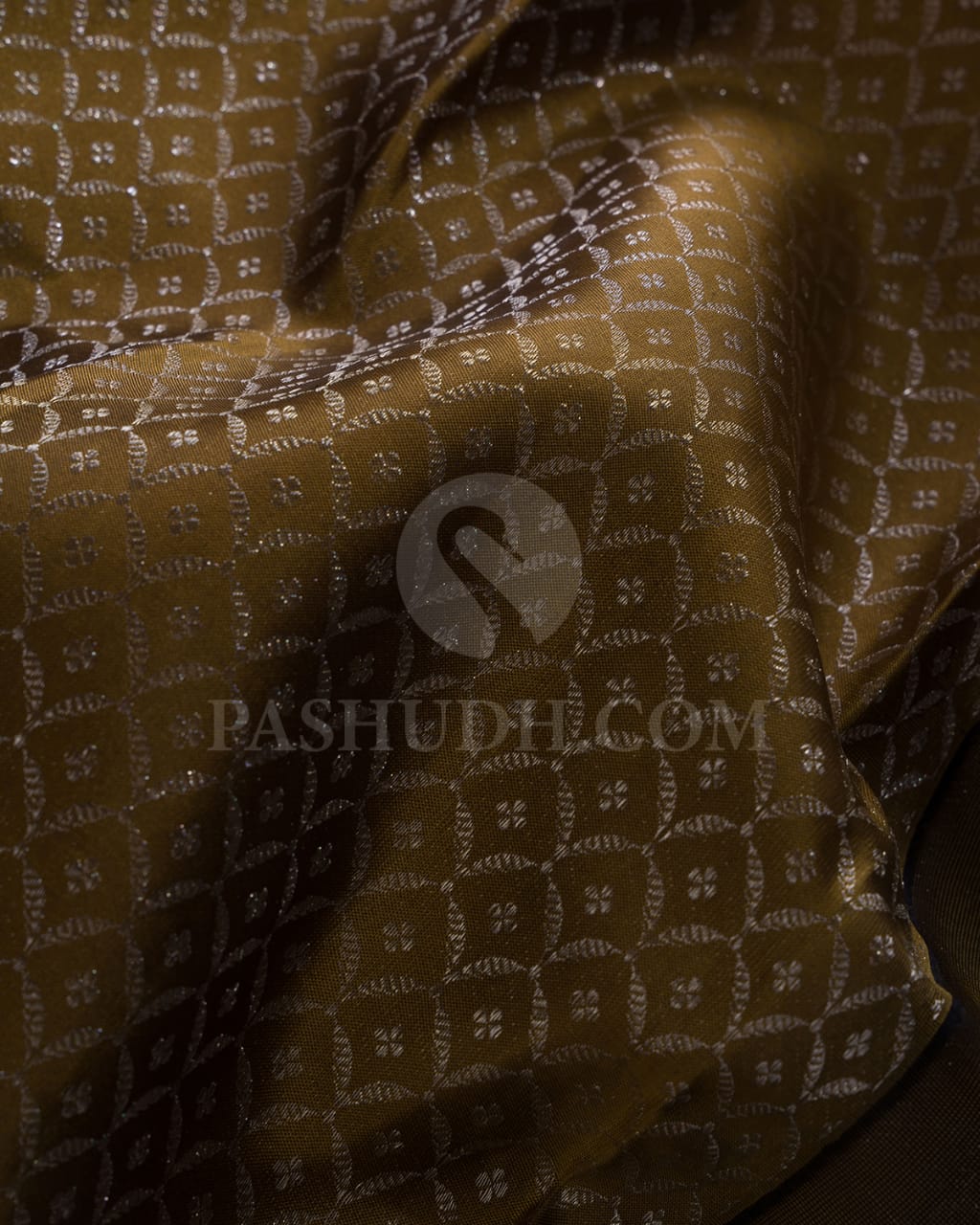 Mehendi Green & Deep Dark Green Kanjivaram Silk Saree-DT300(B)