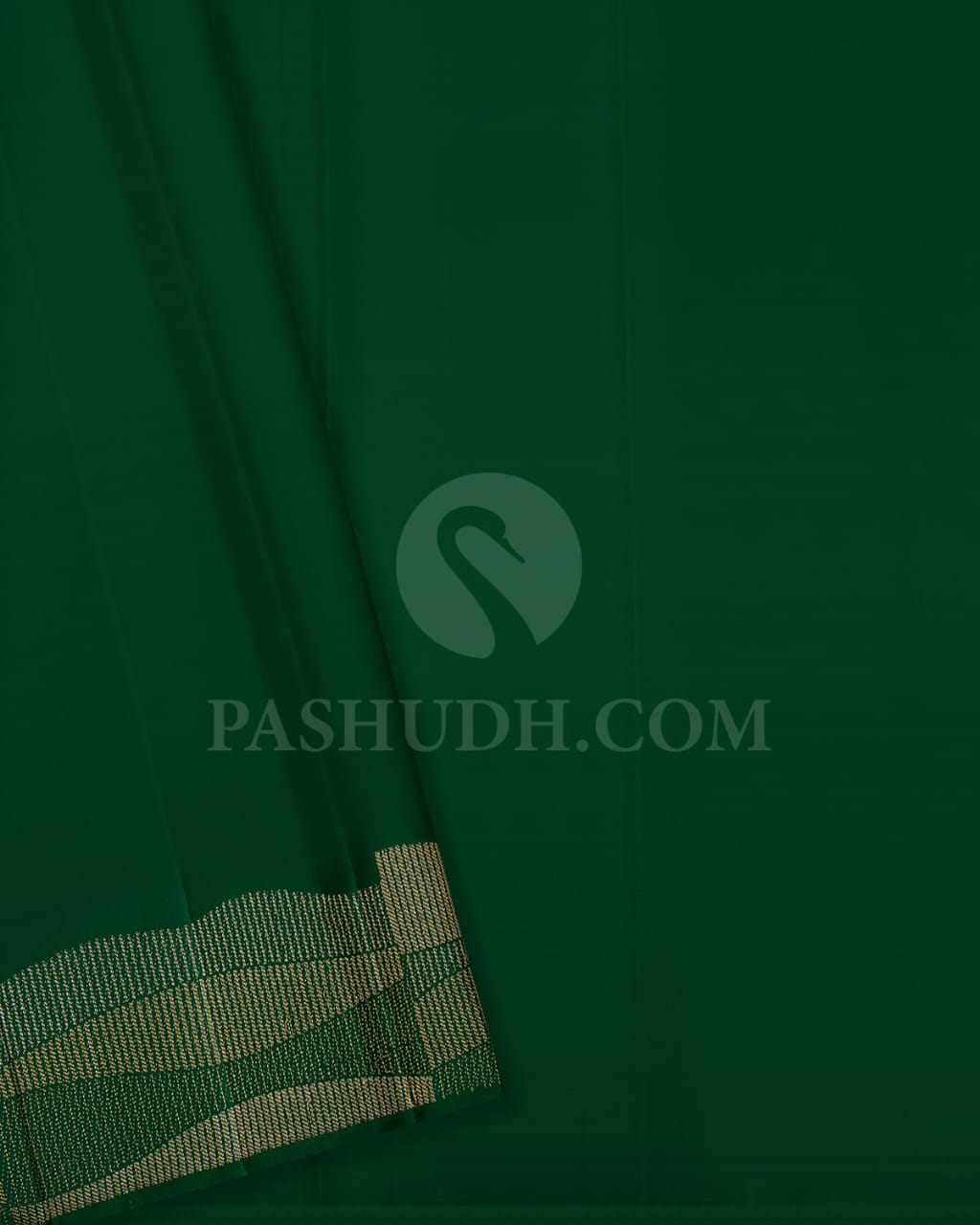 Red & Bottle Green Kanjivaram Silk Saree-S1417(B)