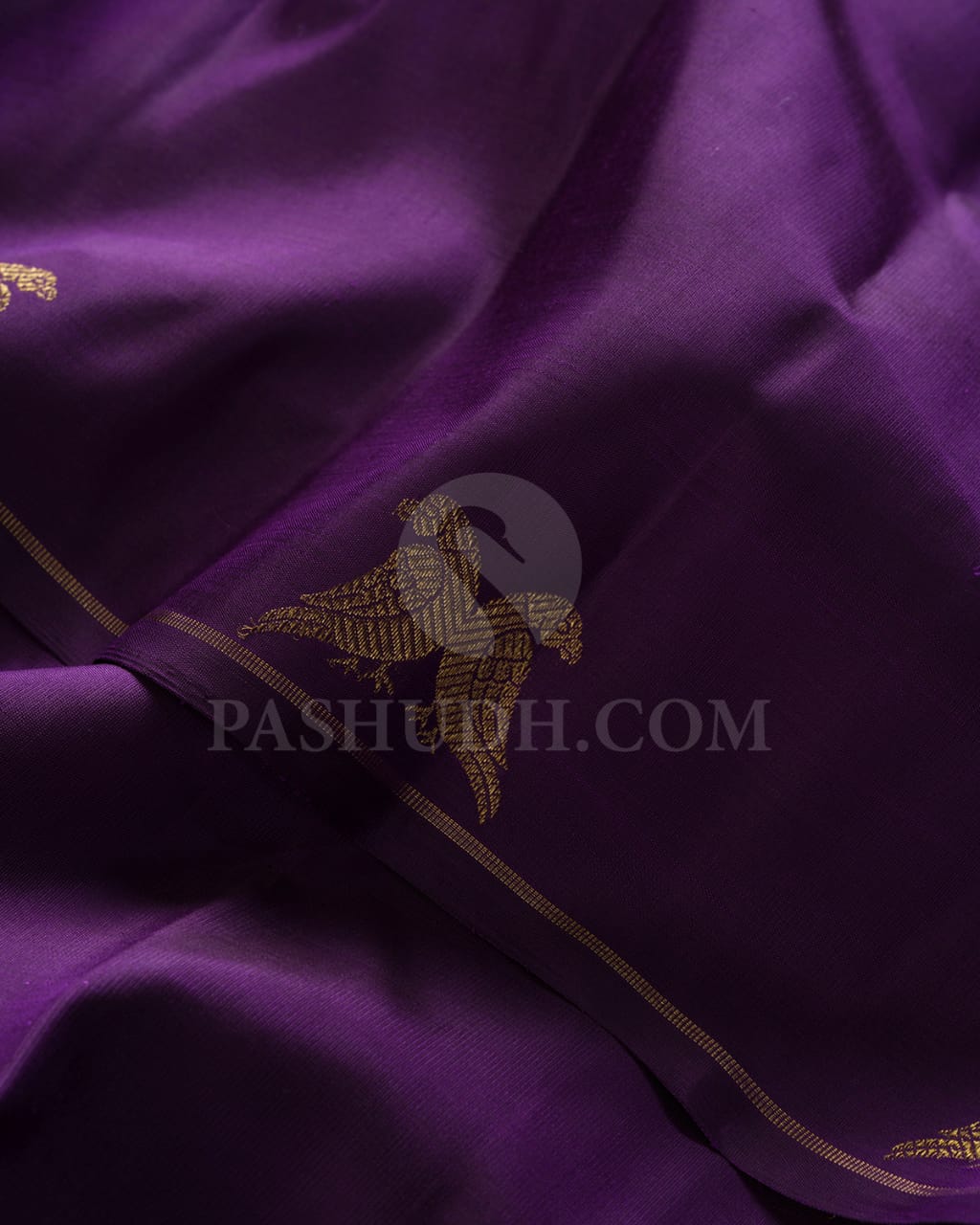 Royal Purple Pure Kanjivaram Silk Saree-SP35