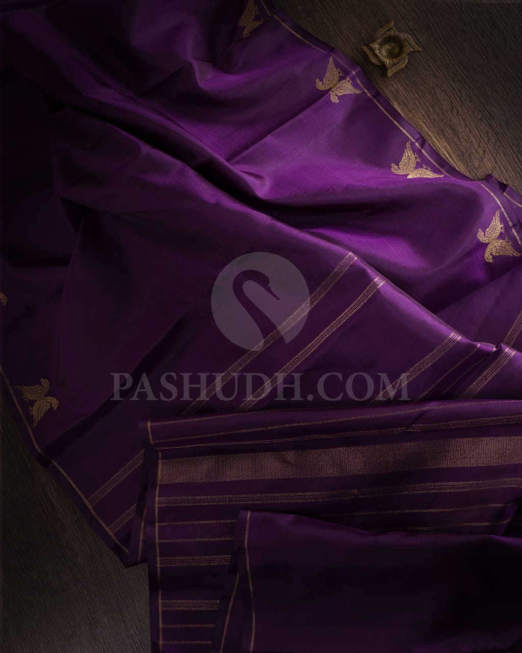 Royal Purple Pure Kanjivaram Silk Saree-SP35