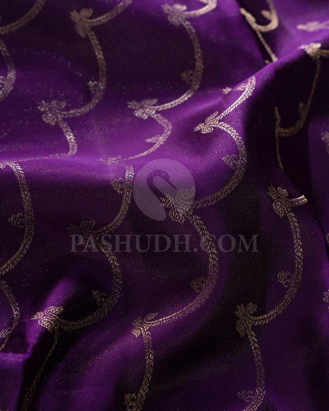 Violet & Pink Kanjivaram Silk Saree-DJ351(G)