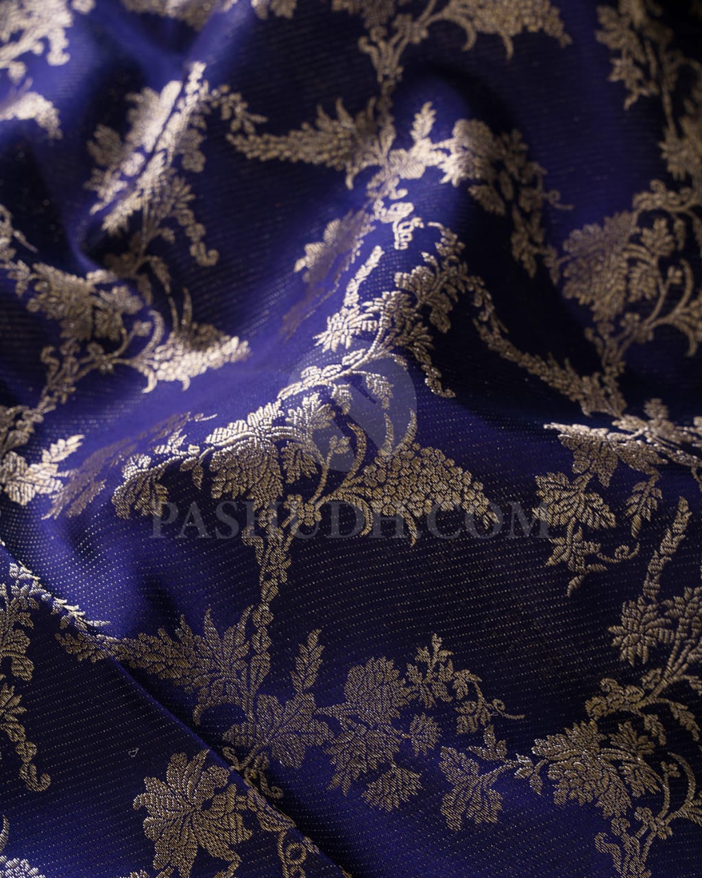 Dark Blue & Watermelon Pink Kanjivaram Silk Saree-D594(D)