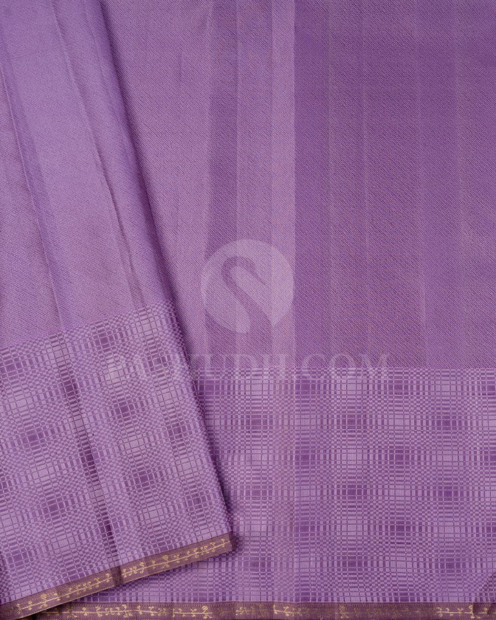Violet & Lavender Kanjivaram Silk Saree-DT313(A)