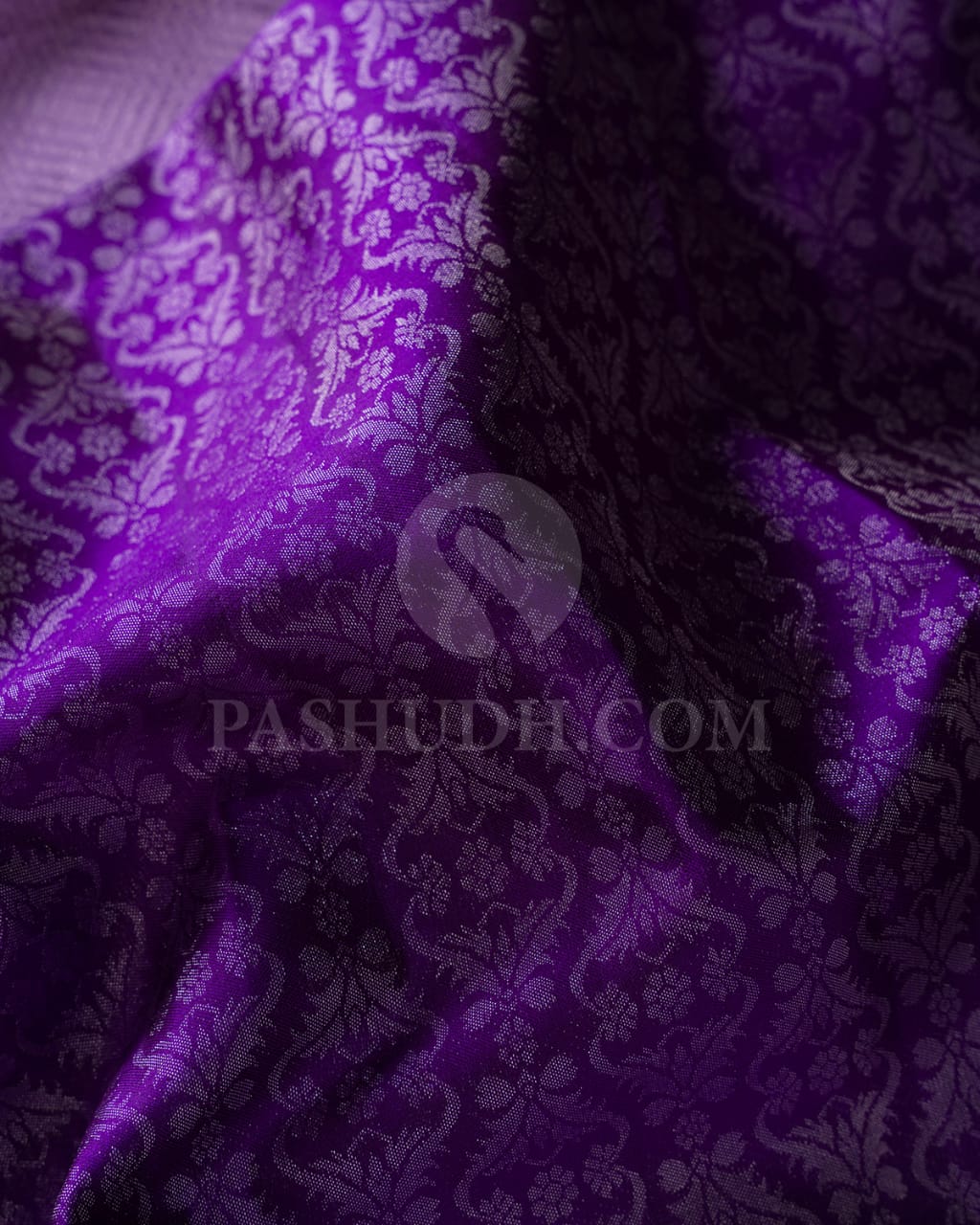 Violet & Lavender Kanjivaram Silk Saree-DT313(A)