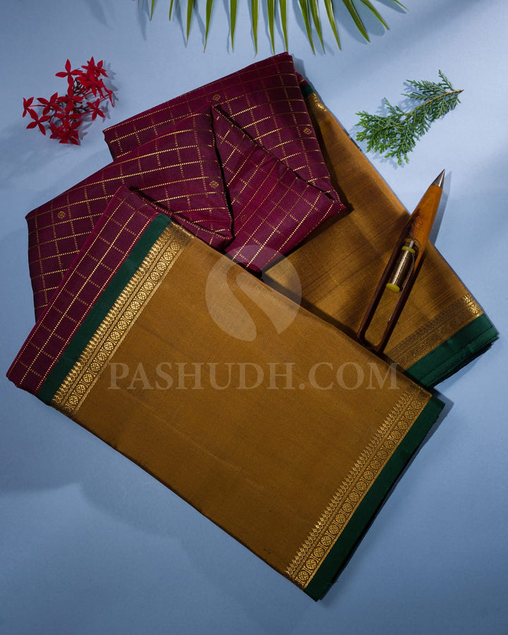 Paaku & Vendhayam Color Pure Kanjivaram Silk Saree-SP4