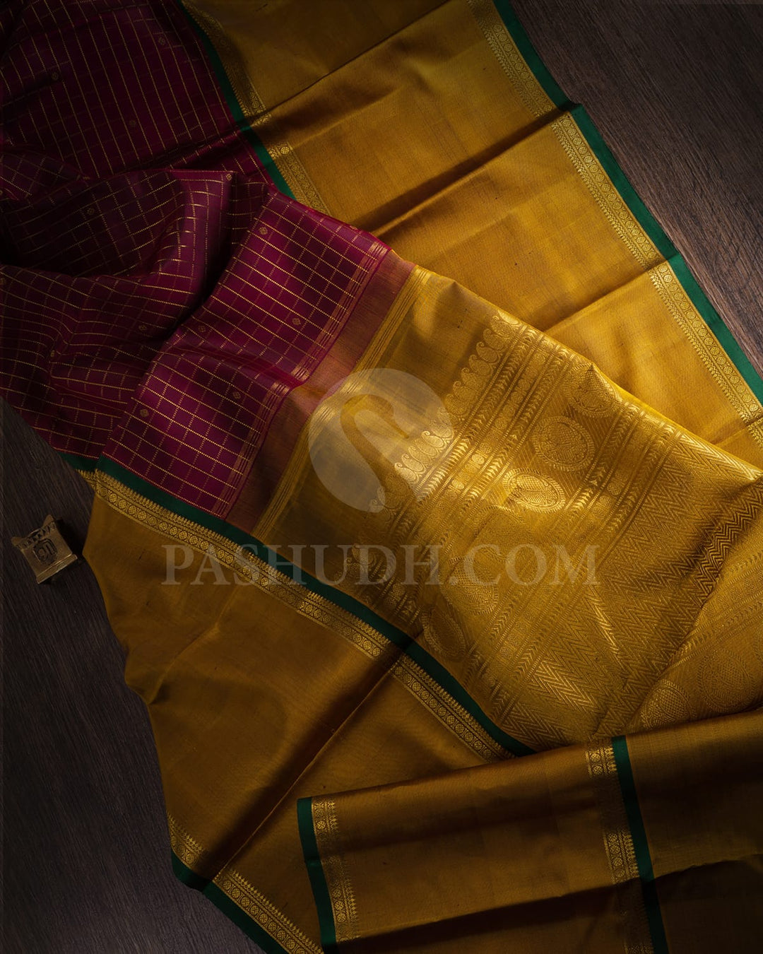 Paaku & Vendhayam Color Pure Kanjivaram Silk Saree-SP4
