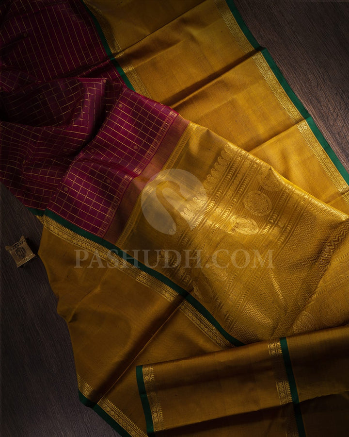 Paaku & Vendhayam Color Pure Kanjivaram Silk Saree-SP4