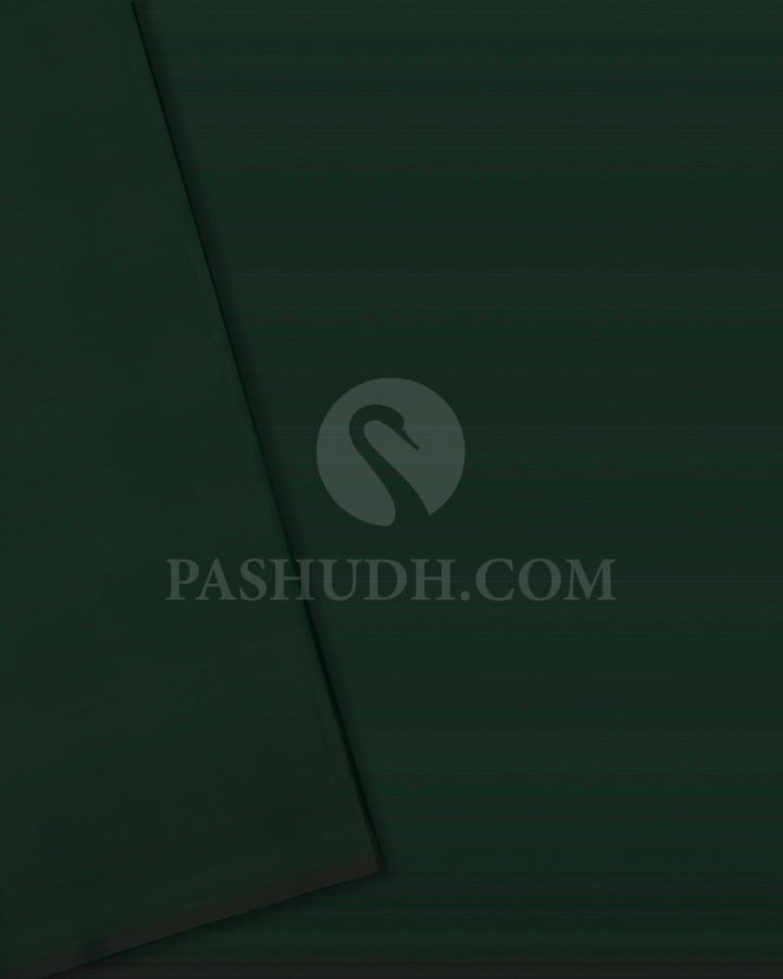 Rani Pink & Bottle Green Pure Kanjivaram Silk Saree-SP8