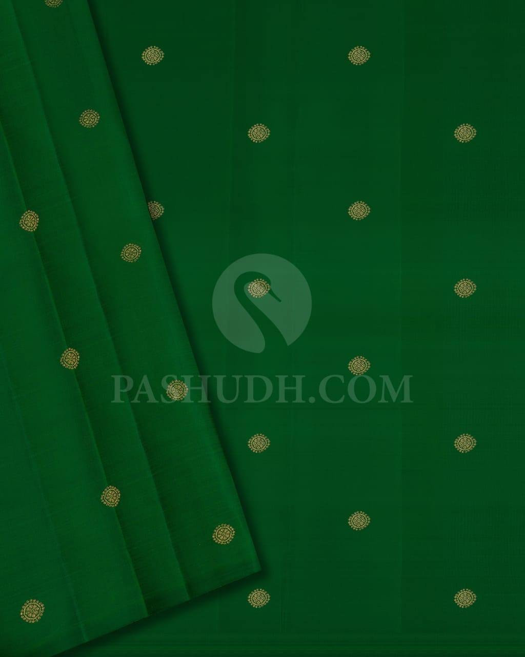 Magenta, Mango Yellow & Forest Green Pure Kanjivaram Silk Saree-SP34