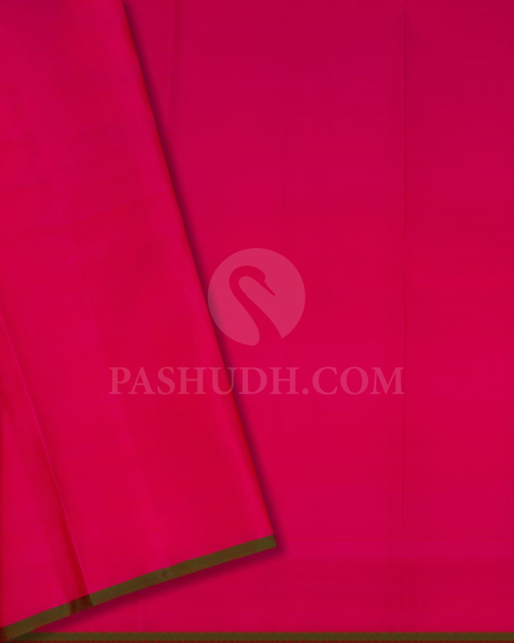 Orange,Rani Pink & Green Pure Kanjivaram Silk Saree-SP13