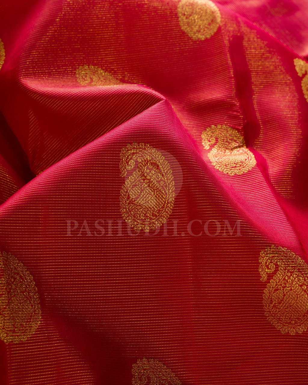 Red Bridal Pure zari Kanjivaram Silk Saree-SP27