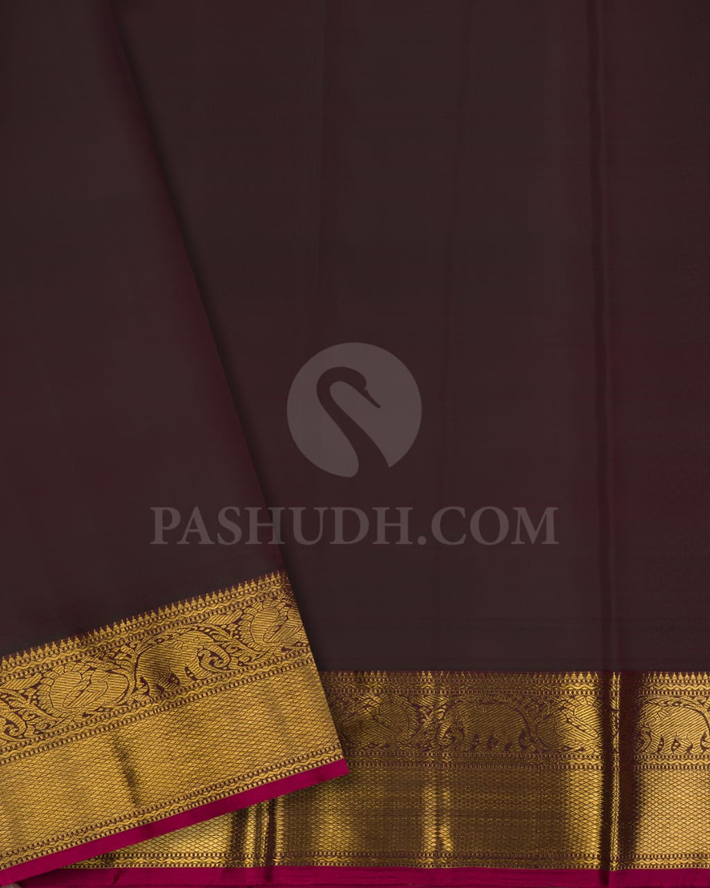 Vendhayam & Brown Pure Kanjivaram Silk Saree-SP29